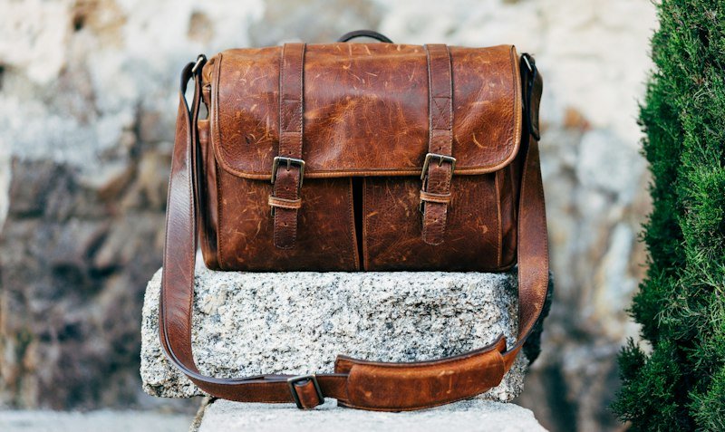 The Executive Slim Leather Laptop Briefcase